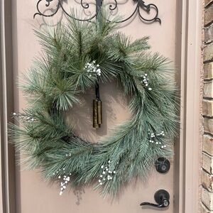Hearth & Hand Green and White Holiday Wreath